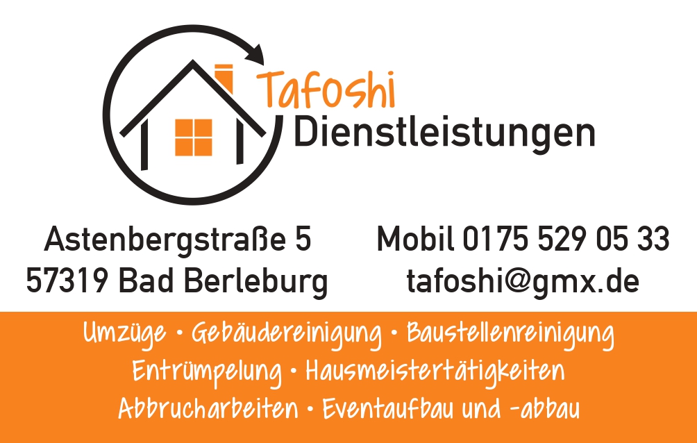Tafoshi Dienstleistungen