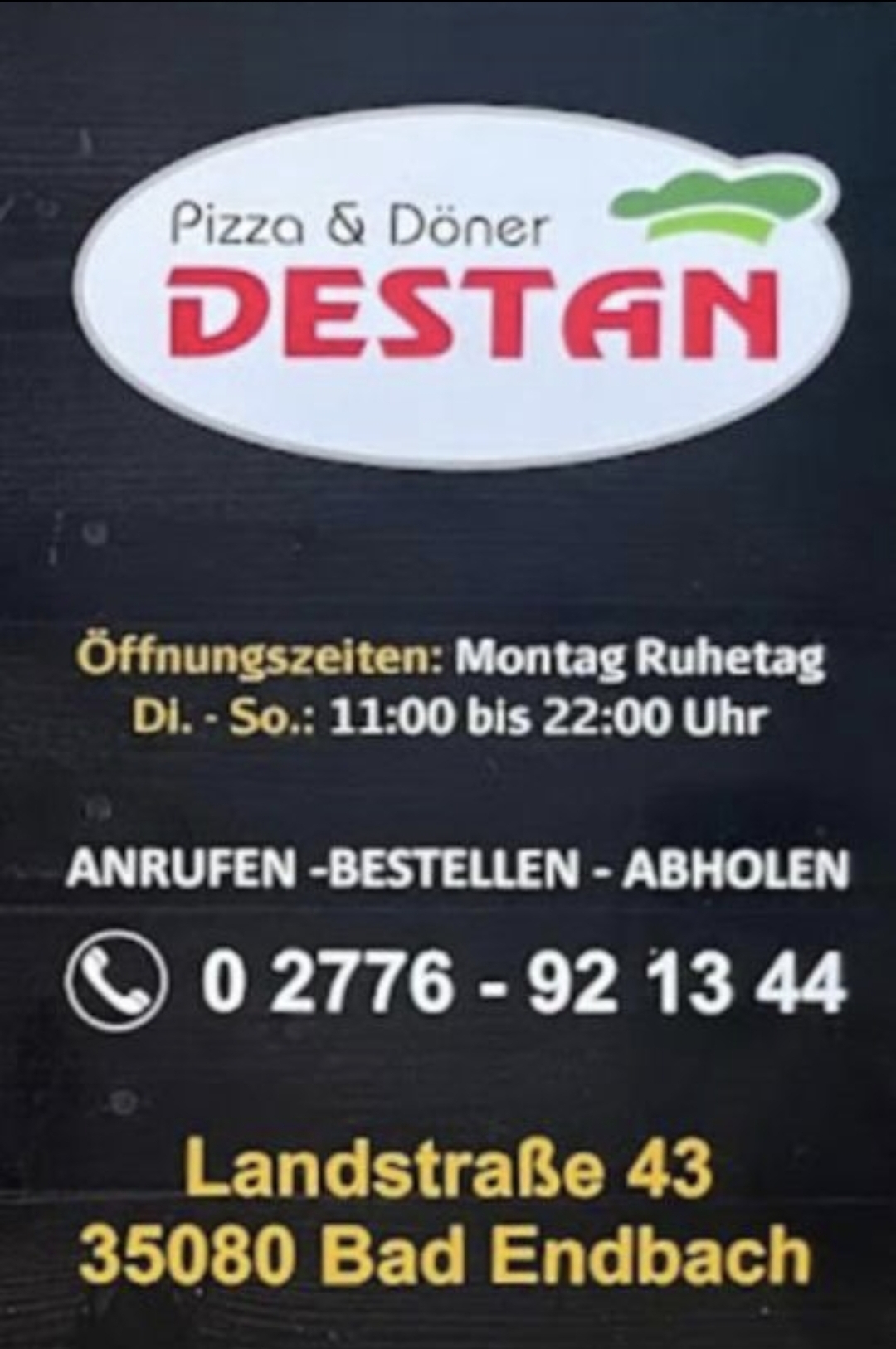 Destan Pizza Döner